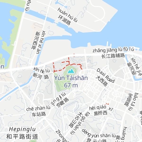 Map of Yún Táishān
