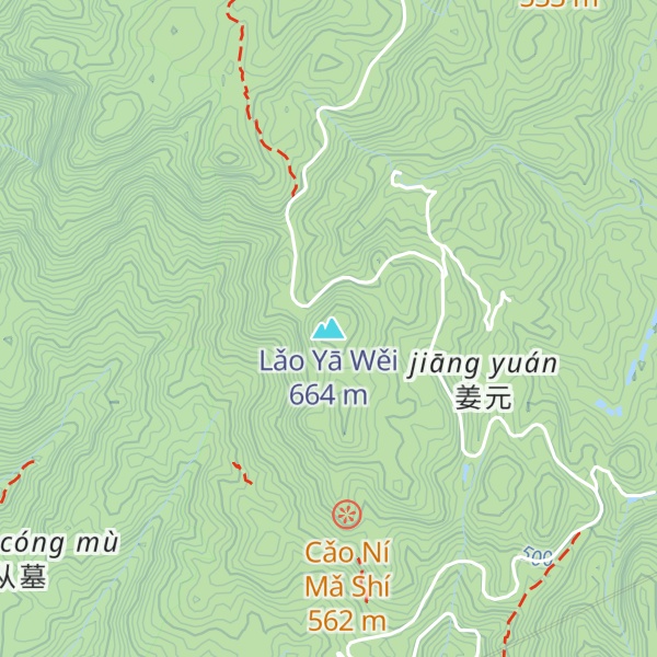 Map of Lǎo Yā Wěi