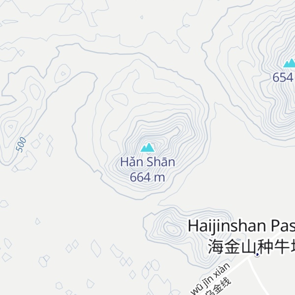 Map of Hǎn Shān