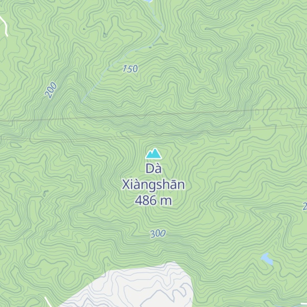 Map of Dà Xiàngshān