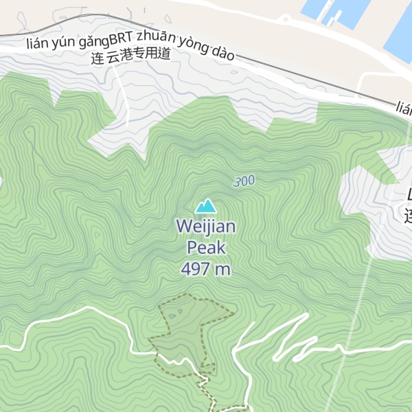 Map of Weijian Peak