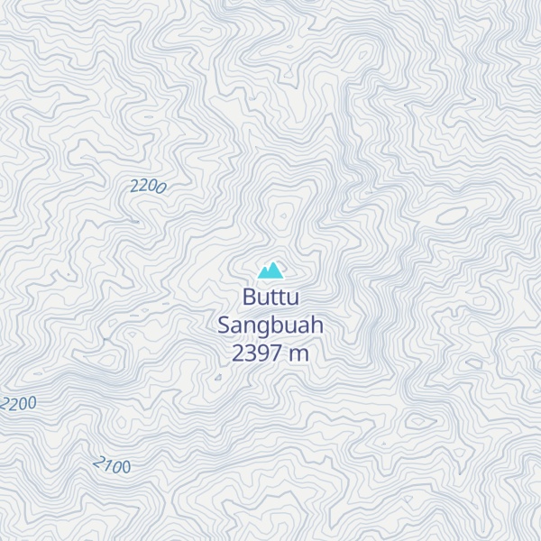 Map of Buttu Sangbuah
