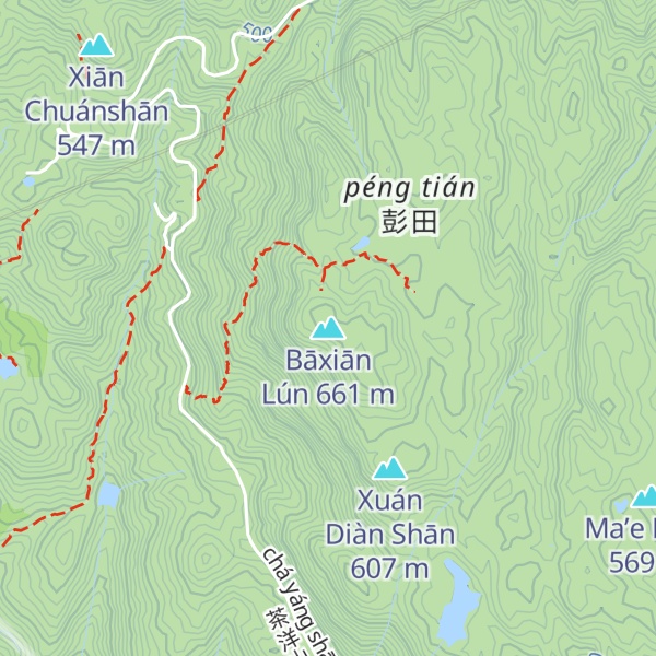 Map of Bāxiān Lún