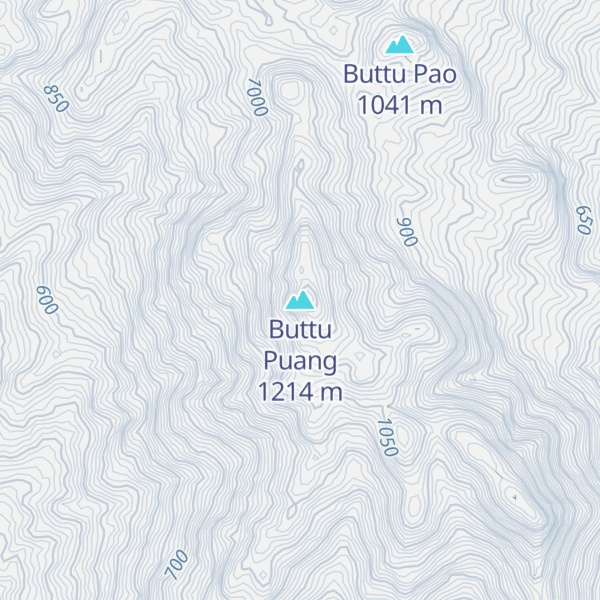 Map of Buttu Puang