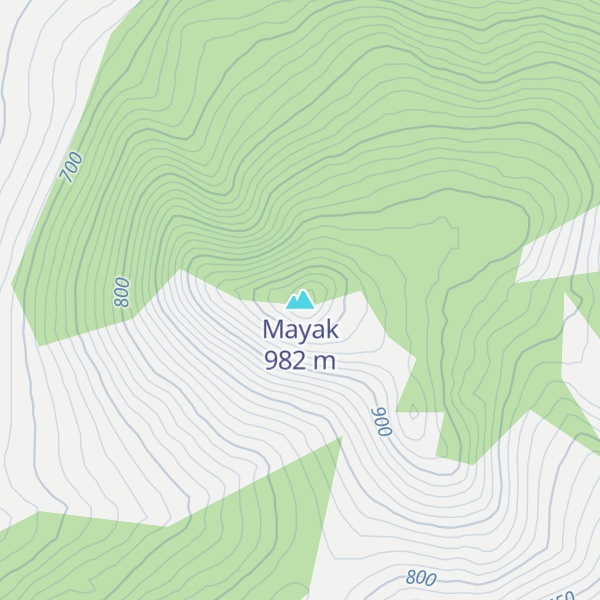 Map of Mayak