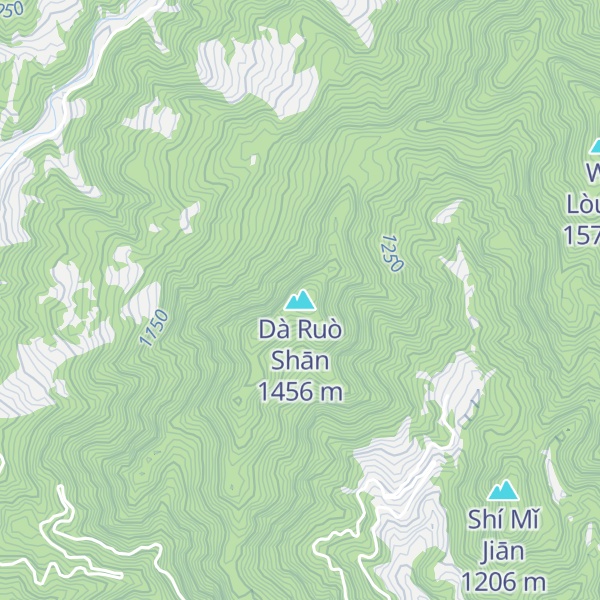 Map of Dà Ruò Shān