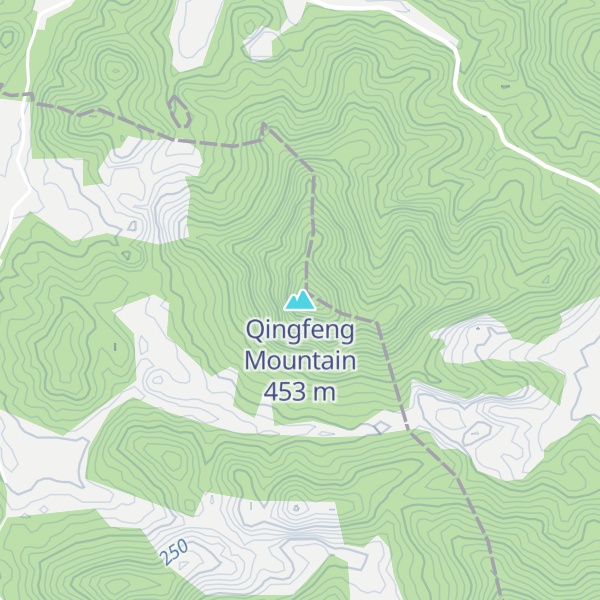 Map of Qingfeng Mountain
