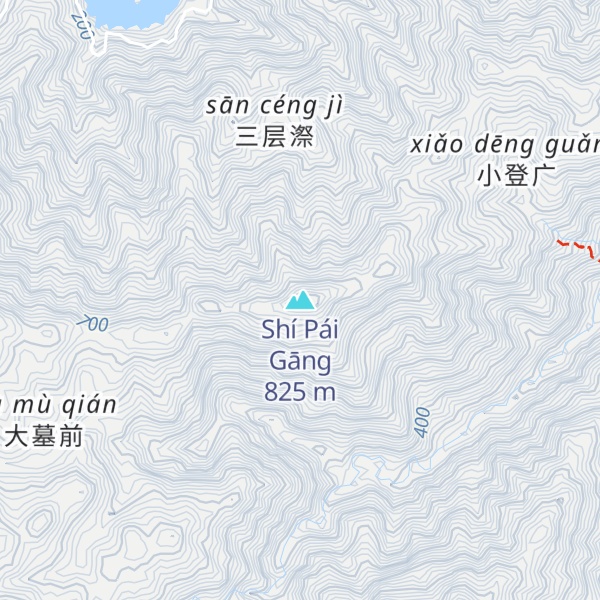 Map of Shí Pái Gāng