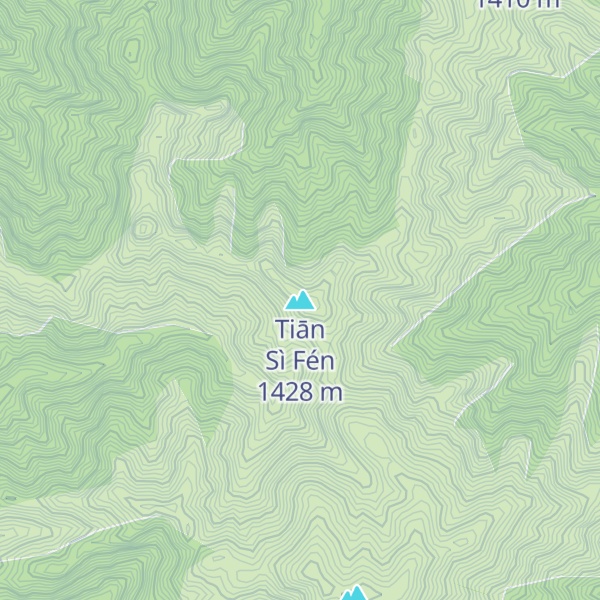 Map of Tiān Sì Fén