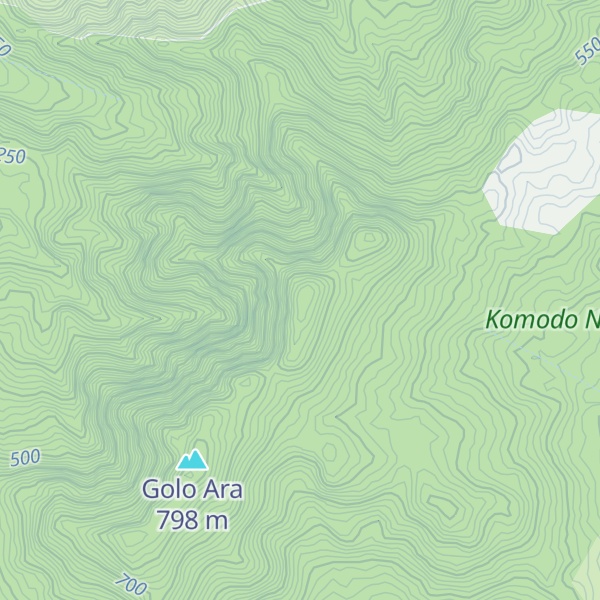 Map of Gungung Ara