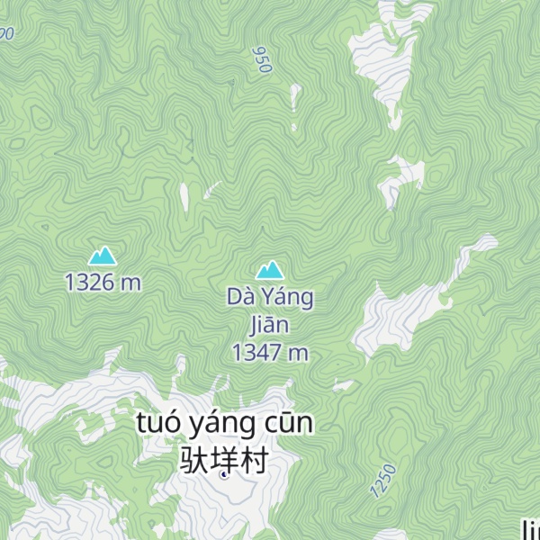 Map of Dà Yáng Jiān