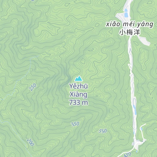 Map of Yězhū Xiàng