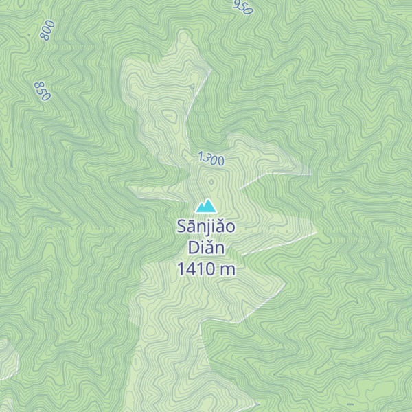 Map of Sānjiǎo Diǎn