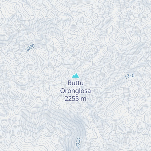 Map of Buttu Oronglosa