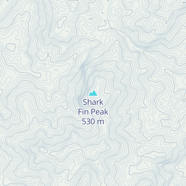 Map of Shark Fin Peak