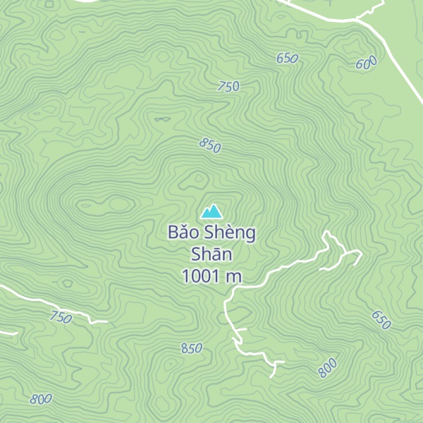 Map of Bǎo Shèng Shān