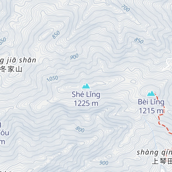 Map of Shé Lǐng