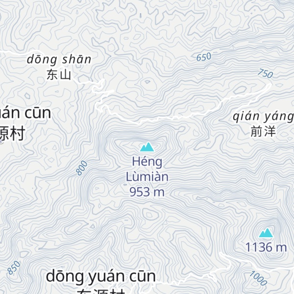 Map of Héng Lùmiàn
