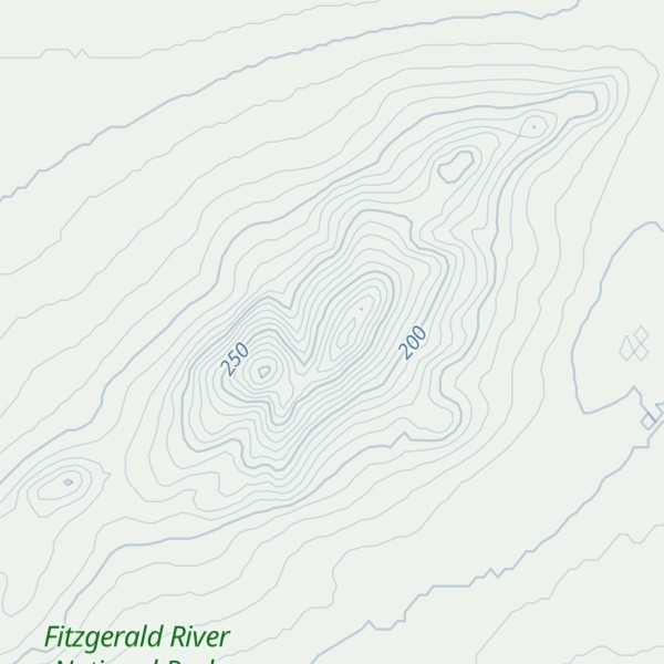 Map of Mount Bland