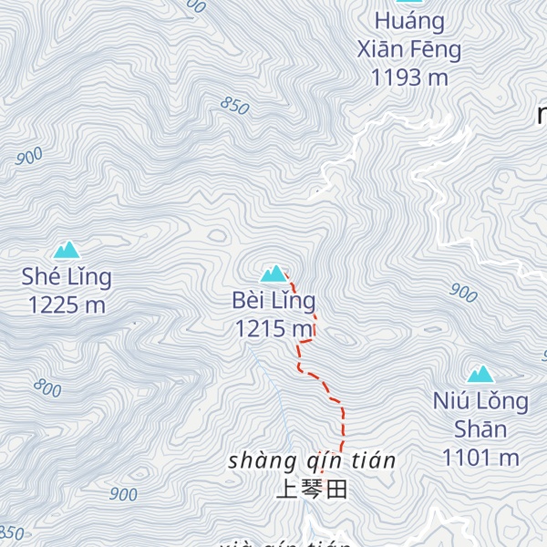 Map of Bèi Lǐng