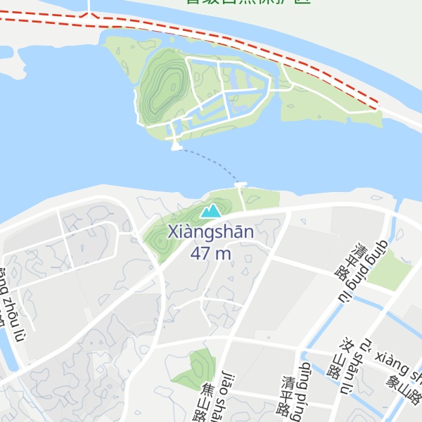 Map of Xiàngshān