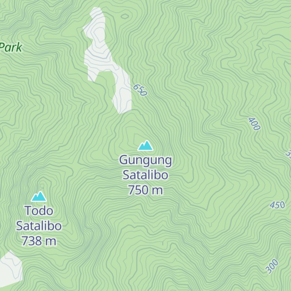 Map of Gungung Satalibo
