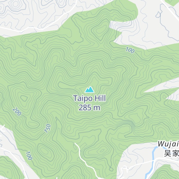 Map of Taipo Hill