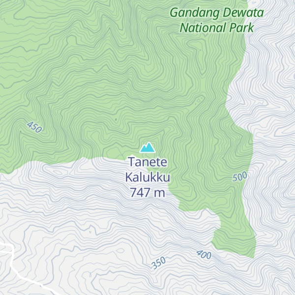 Map of Tanete Kalukku
