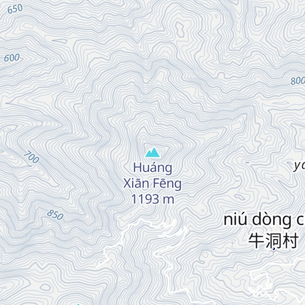 Map of Huáng Xiān Fēng