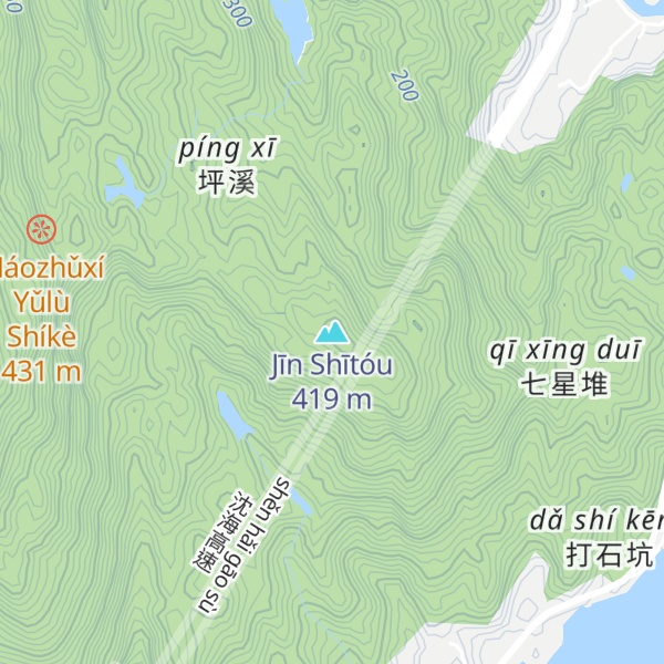 Map of Jīn Shītóu