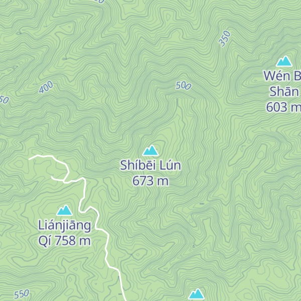 Map of Shíbēi Lún