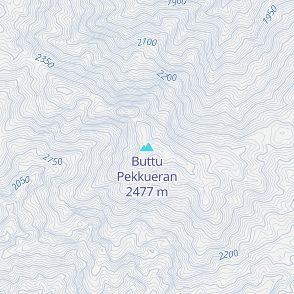 Map of Buttu Pekkueran