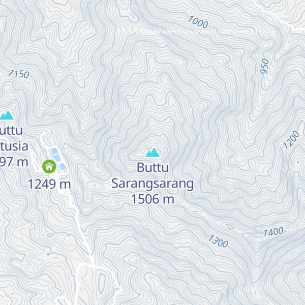 Map of Buttu Sarangsarang