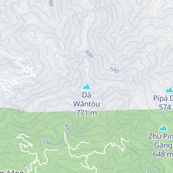Map of Dà Wāntóu