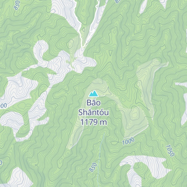 Map of Bāo Shāntóu