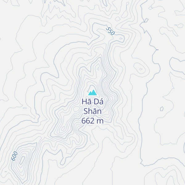 Map of Hā Dá Shān