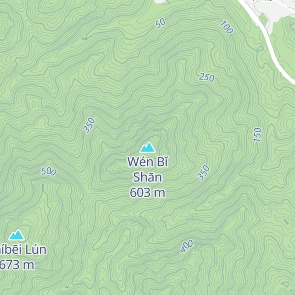 Map of Wén Bǐ Shān