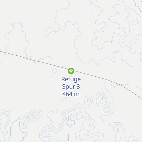 Map of Refuge Spur 3