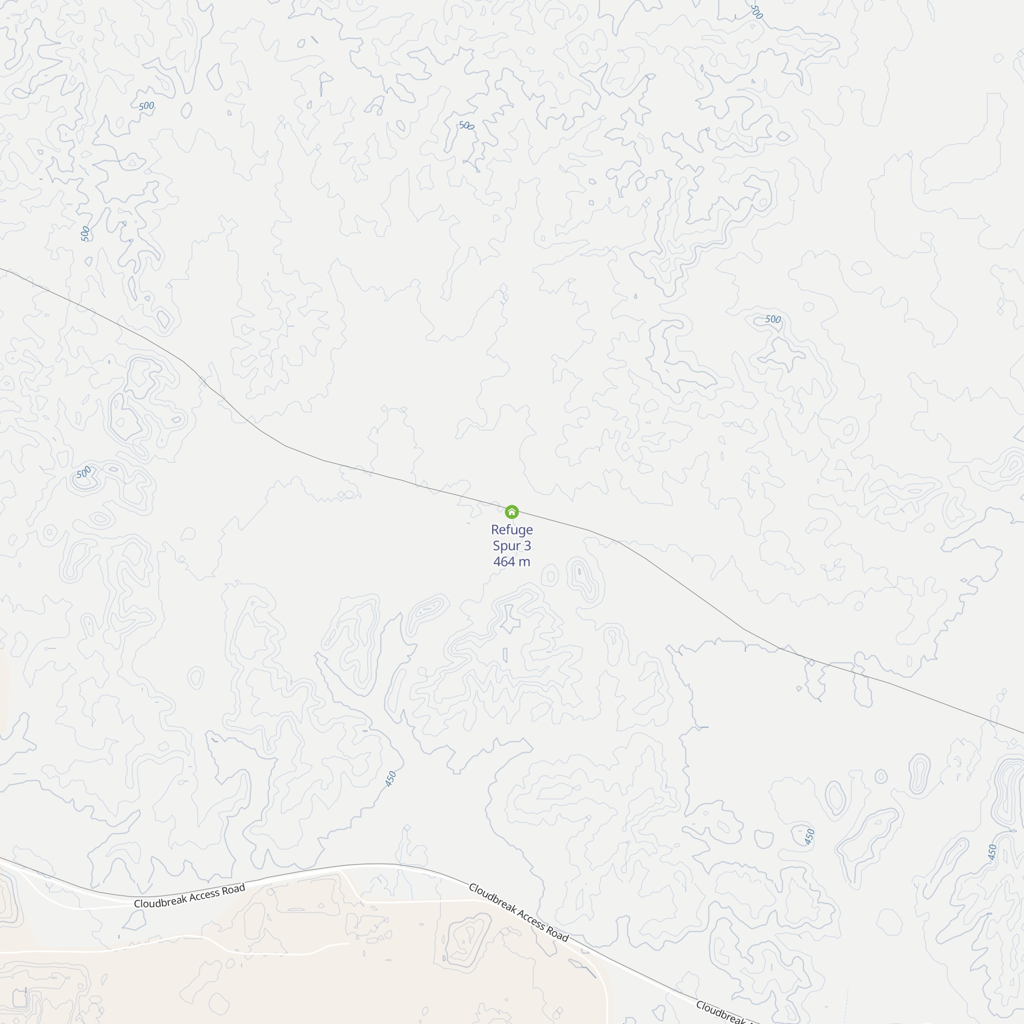 Refuge Spur 3 map