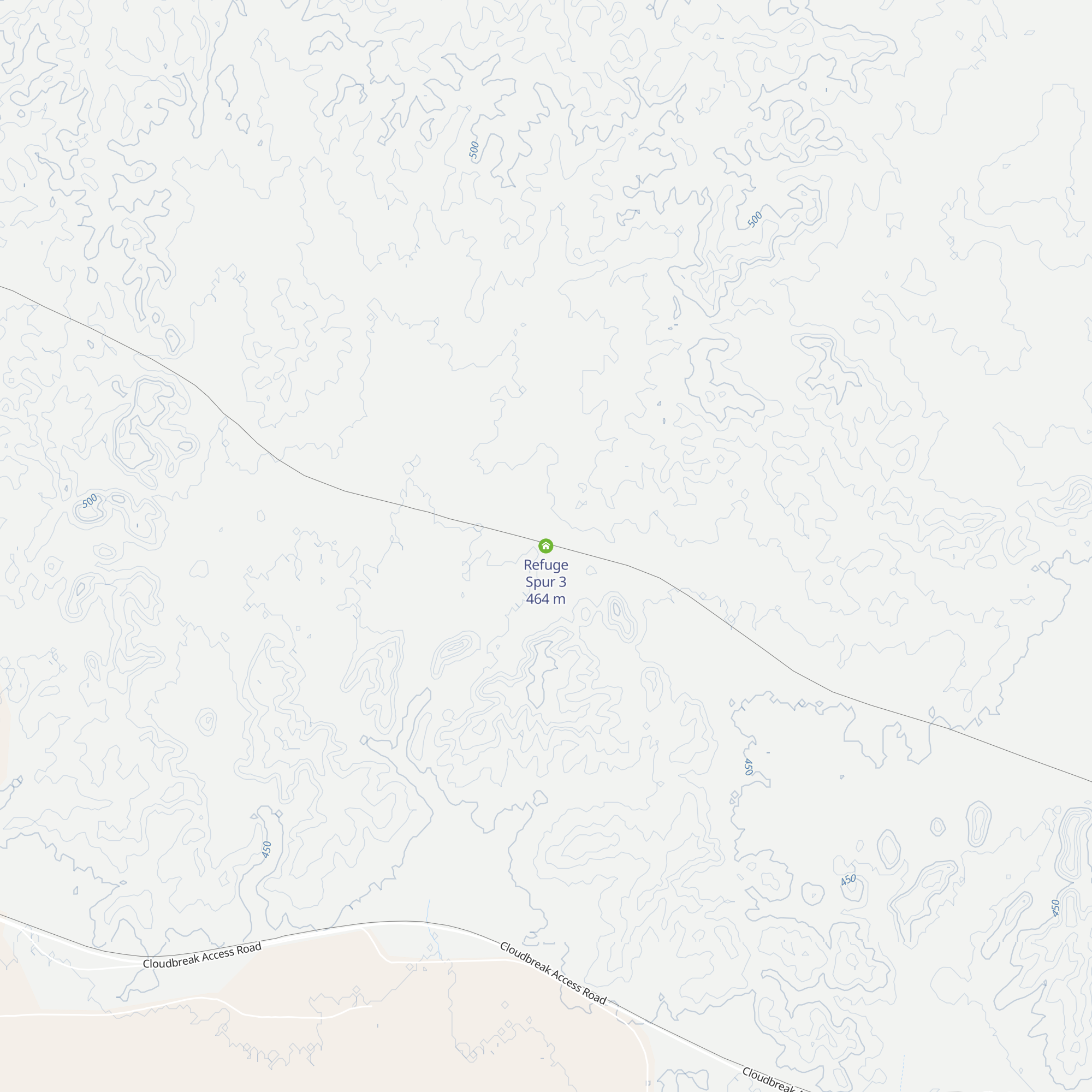 Refuge Spur 3 map