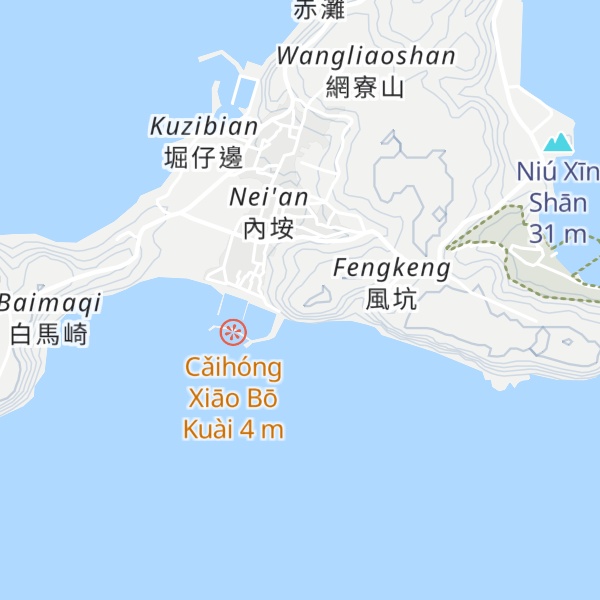 Map of Yáng Shān
