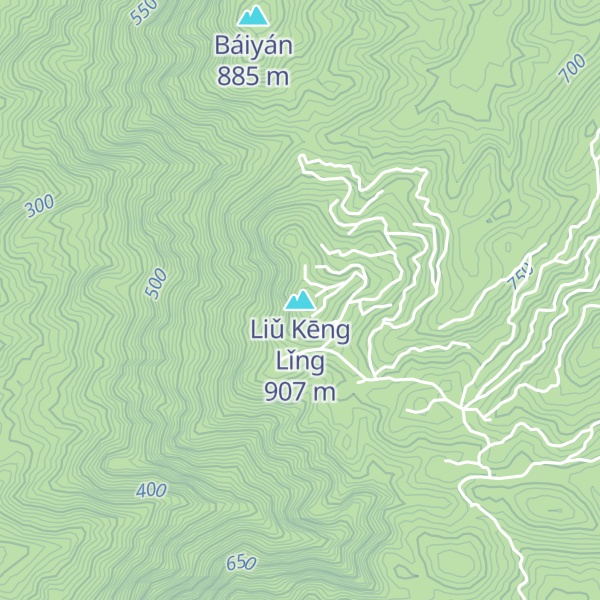 Map of Liǔ Kēng Lǐng
