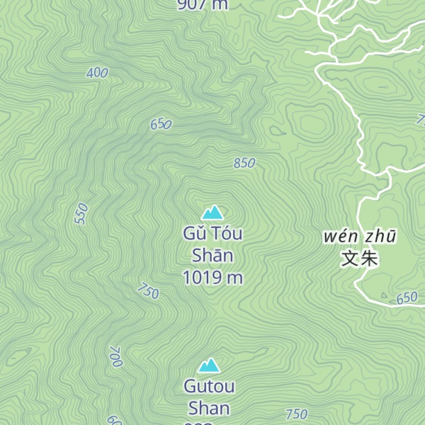 Map of Gǔ Tóu Shān