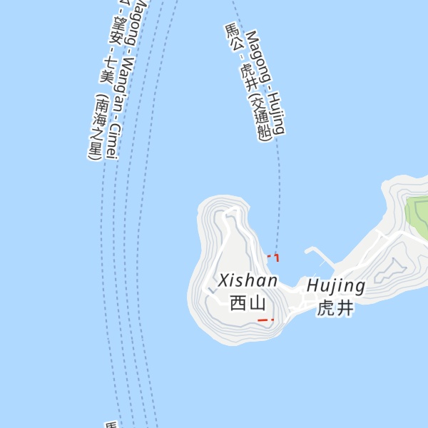 Map of Beixi Shan