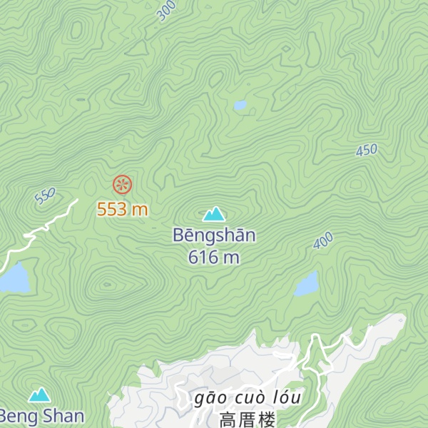 Map of Bēngshān