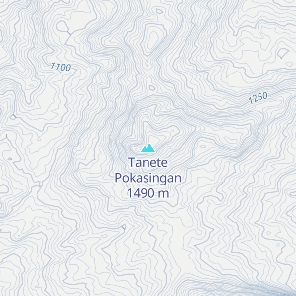 Map of Tanete Pokasingan