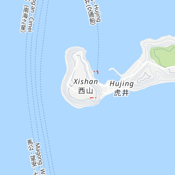 Map of Xi Shan