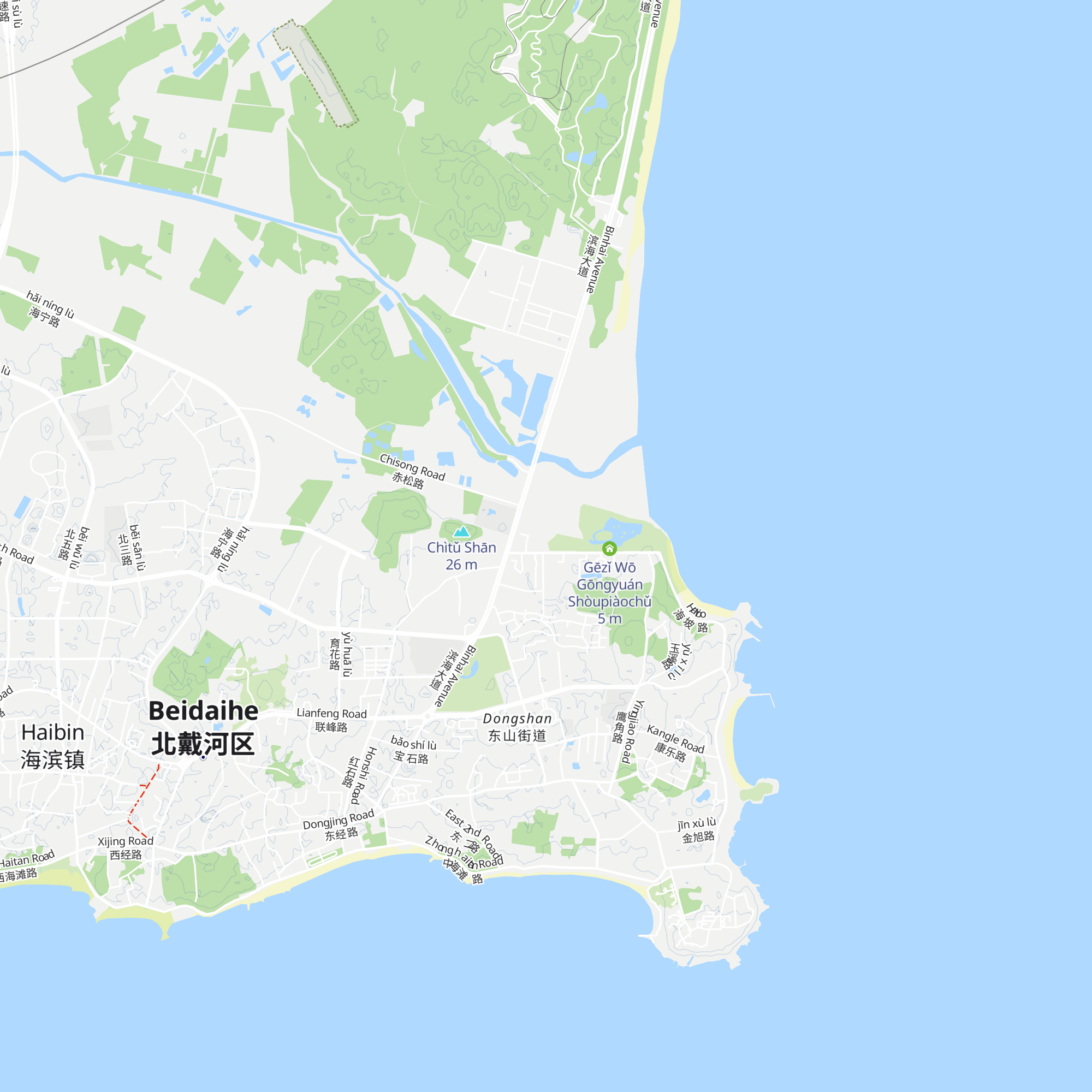 Gēzǐ Wō Gōngyuán Shòupiàochǔ map