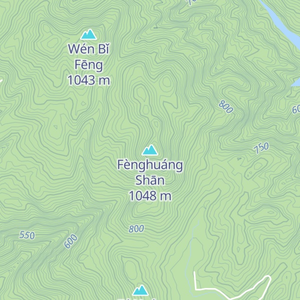 Map of Fènghuáng Shān