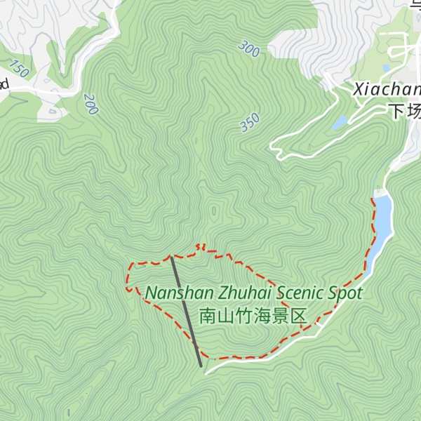 Map of Shimenjian Mountain